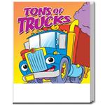 CS0575B Tons of Trucks Coloring and Activity Book Blank No Imprint
